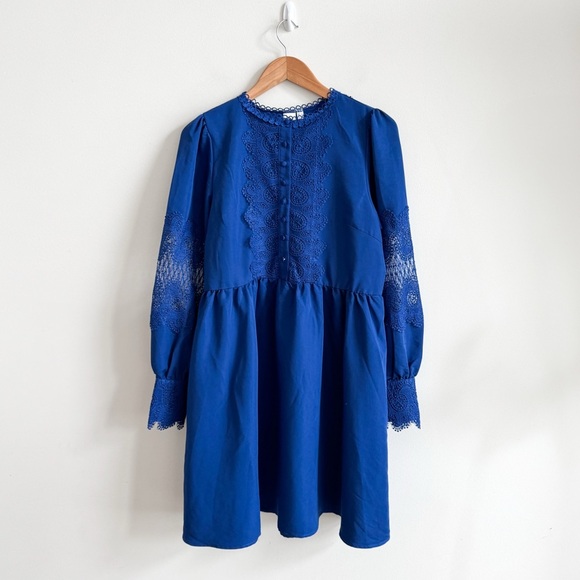 New! Y.A.S • Yassolara Mini Dress in Sodalite Blue - Picture 4 of 15